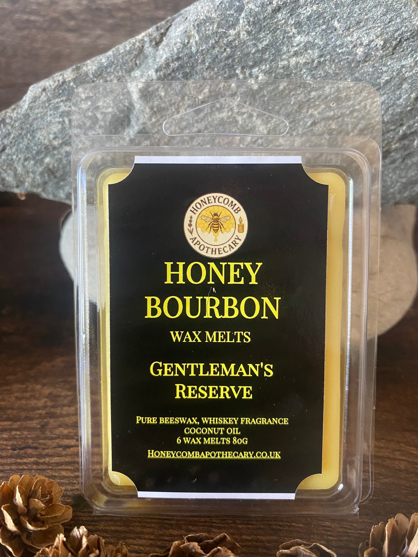 (Honey Bourbon) scented Beeswax Melts Free postage
