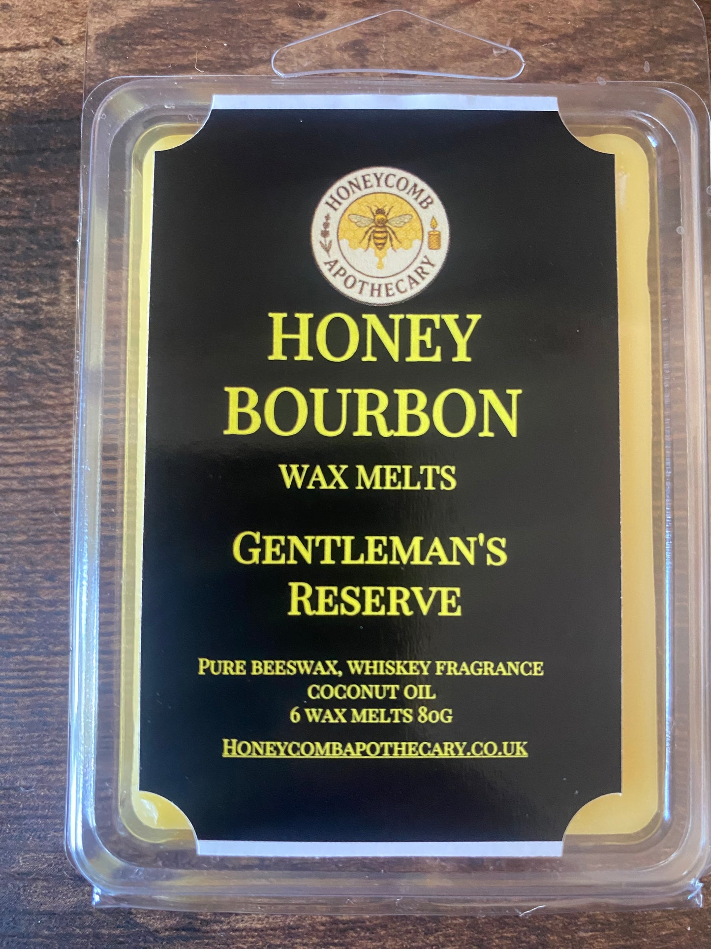 (Honey Bourbon) scented Beeswax Melts Free postage