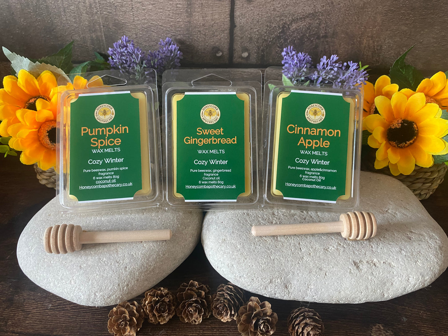 (Cinnamon Apple) Scented Beeswax Melts