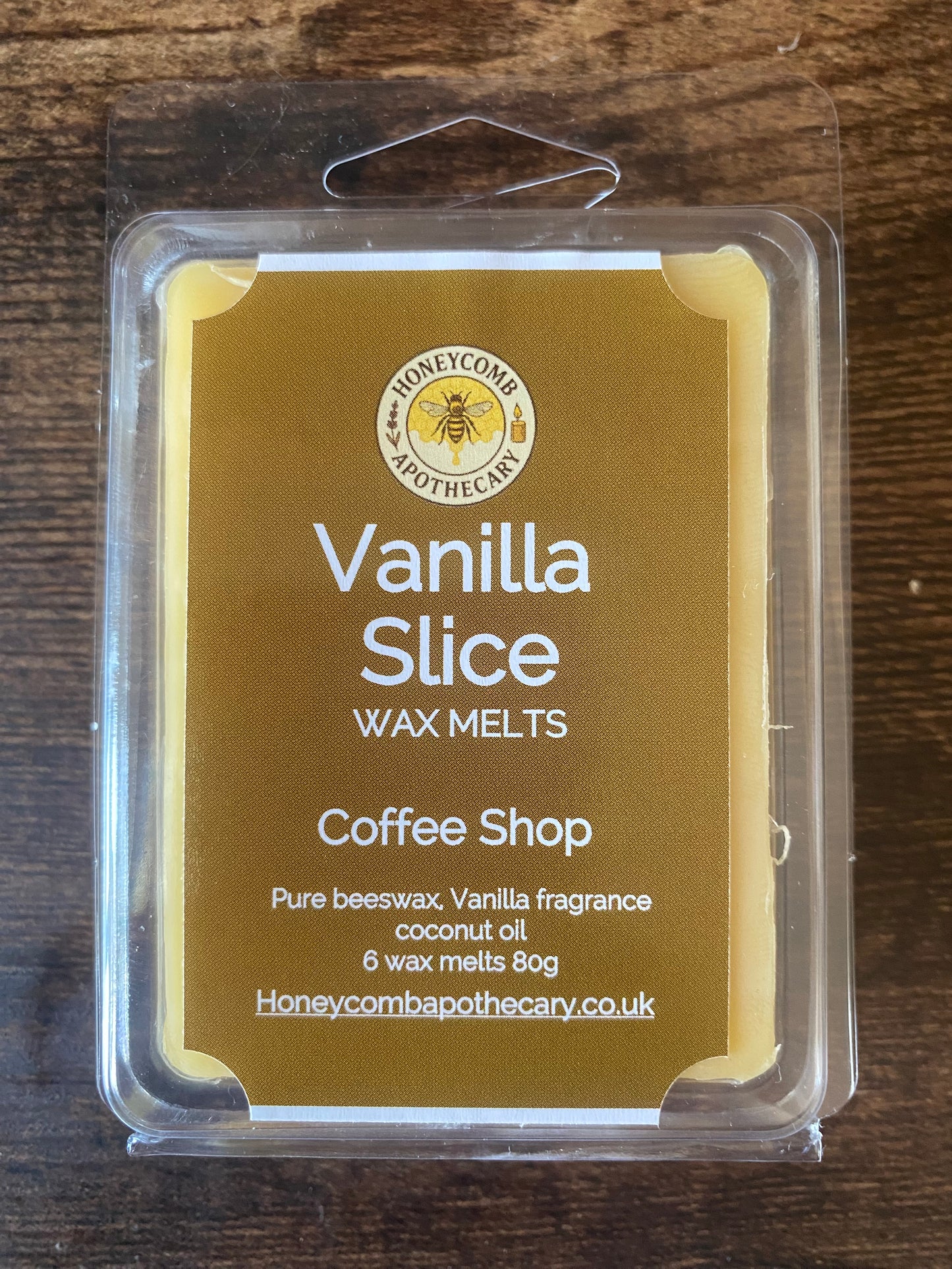 (Vanilla slice) Scented beeswax melts